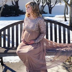 ASOS Maternity Long Sleeve Bridesmaid Maxidress